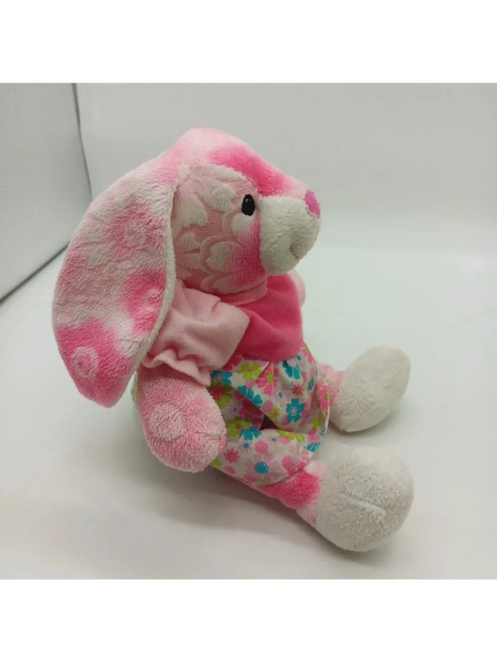 Inter American Baby First Bunny Rabbit Plush Pink Floral 7